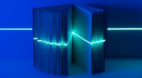 Laser Scanning Opened Book